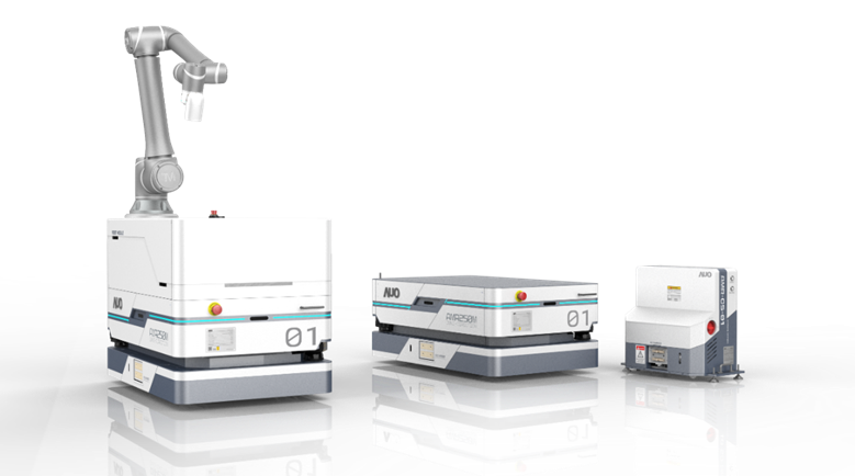 z6.com數位開發的自主式移動機器人（AMR250M），搭配全向輪並結合AI演算法、2D LiDAR、3D攝影機等技術，協助客戶實現產線全自動化